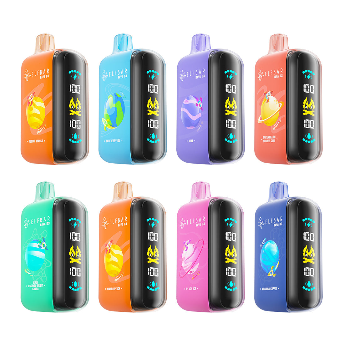 Elfbar Raya D3 25000 Puffs Disposable Vape India | Vape Store