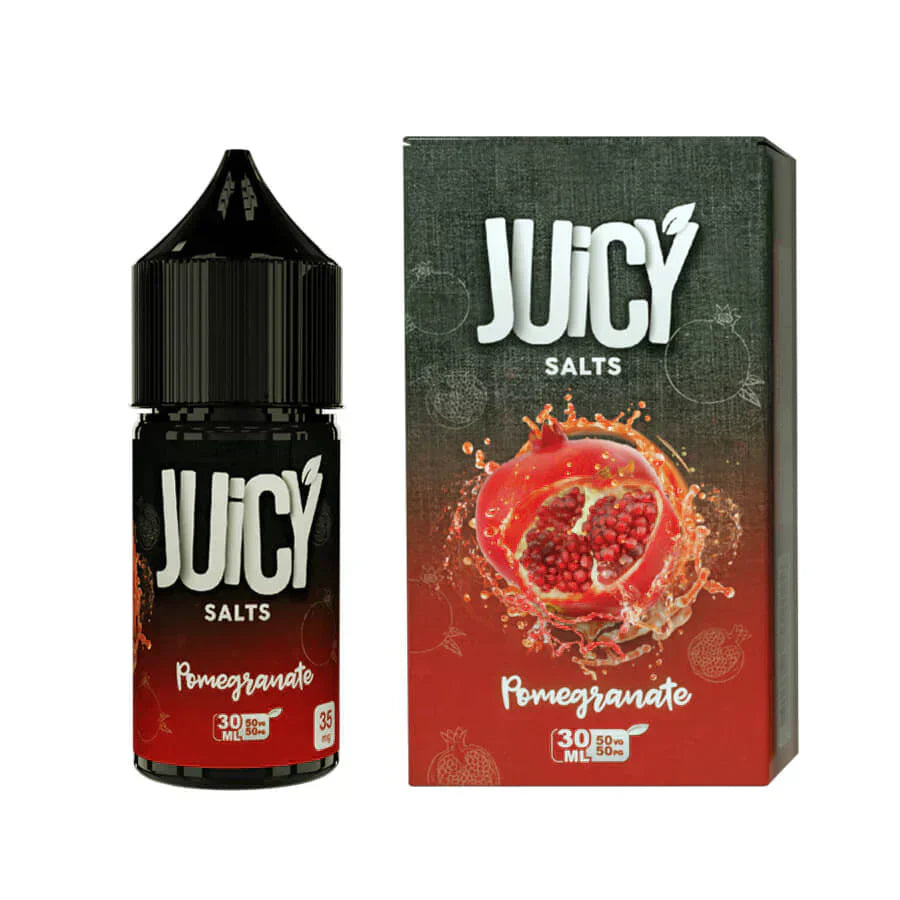 Pomegranate - Juicy Salts | 30ML Vape Juice | 35MG, 50MG | Vape Store